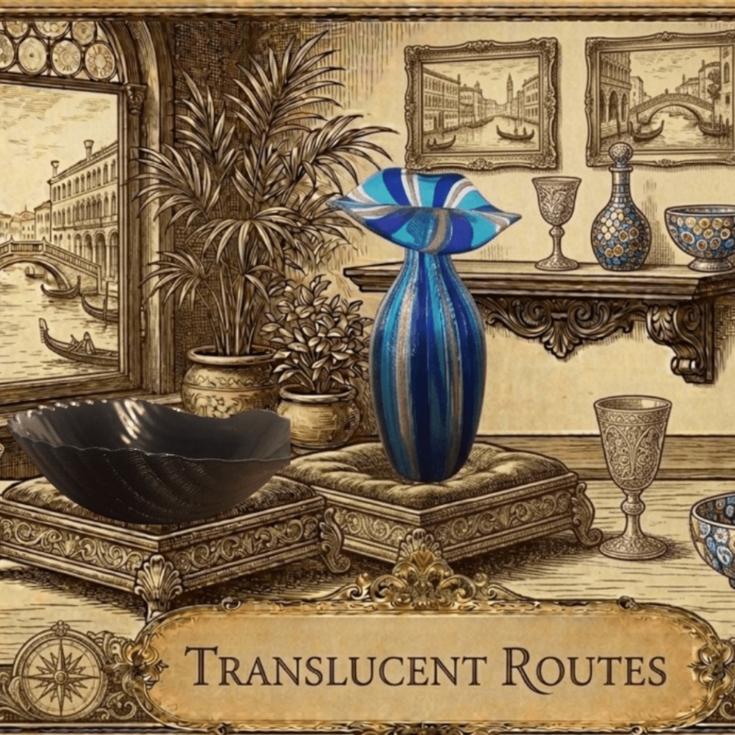 Translucent Routes: Art Glass - Polo Express