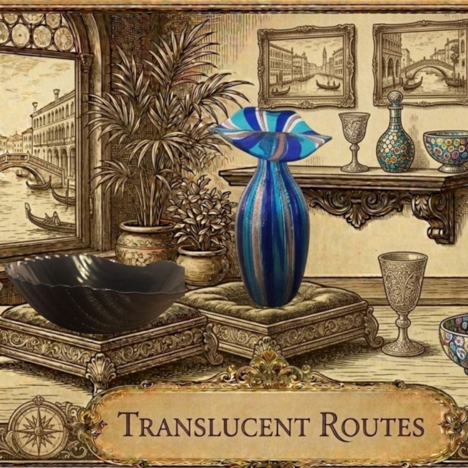Translucent Routes: Art Glass - Polo Express