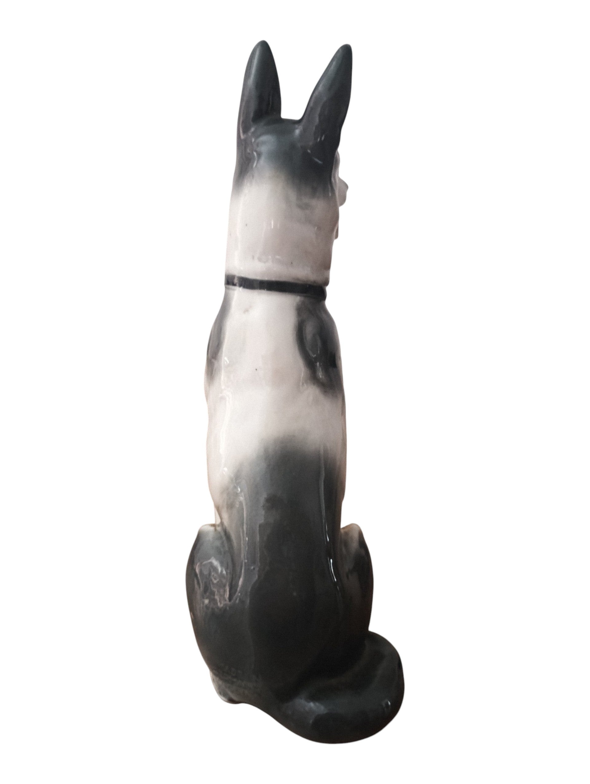 Vintage Porcelain Statue “The Faithful Guardian” – German Shepherd