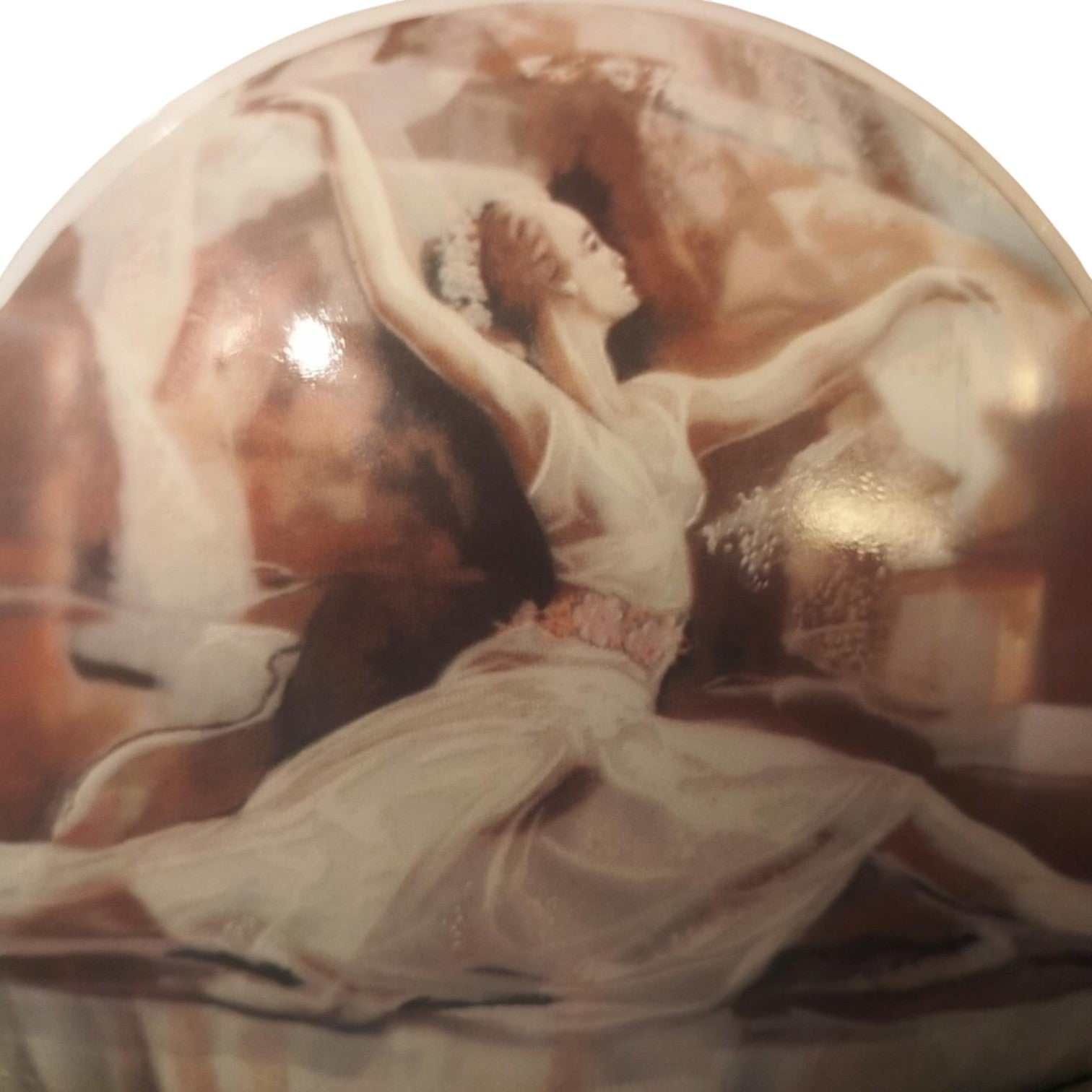 Vintage Italian Fine Porcelain Trinket Box – Ballerina Art & Gold Filigree - Polo Express