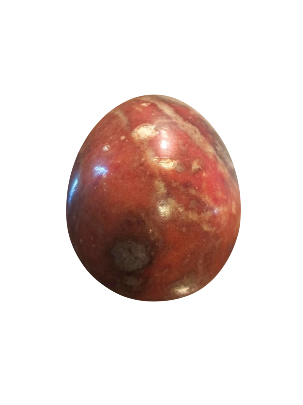 Egg made of Verona Red Marble – Art Object and Collectible