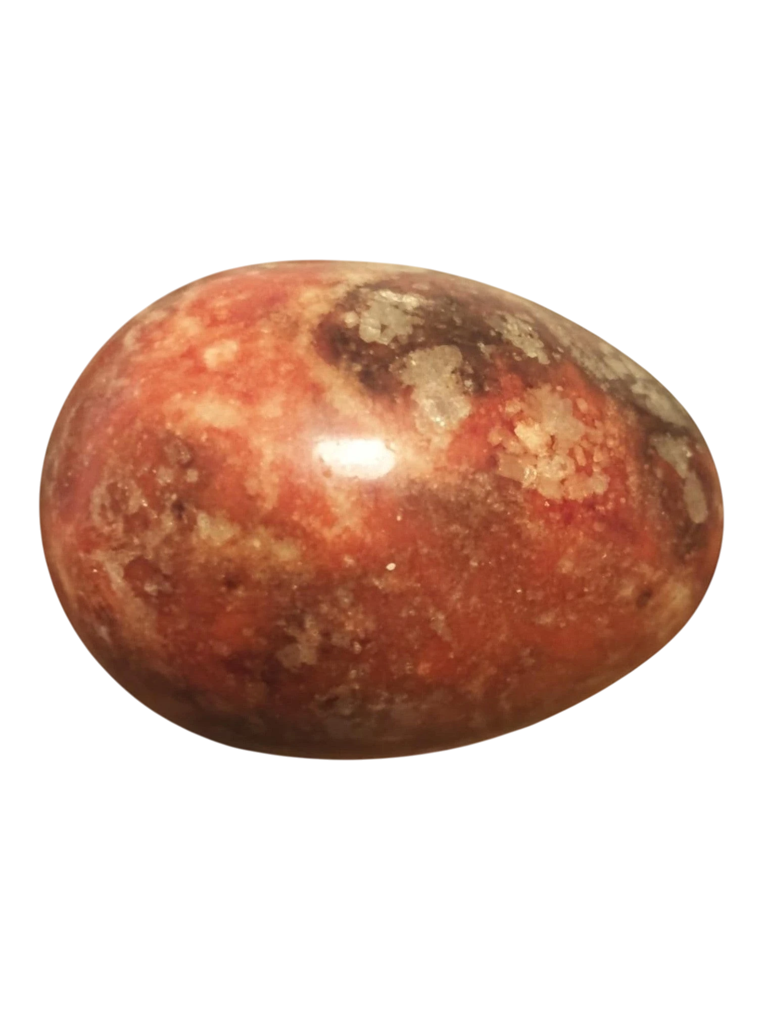 Egg made of Verona Red Marble – Art Object and Collectible - Polo Express