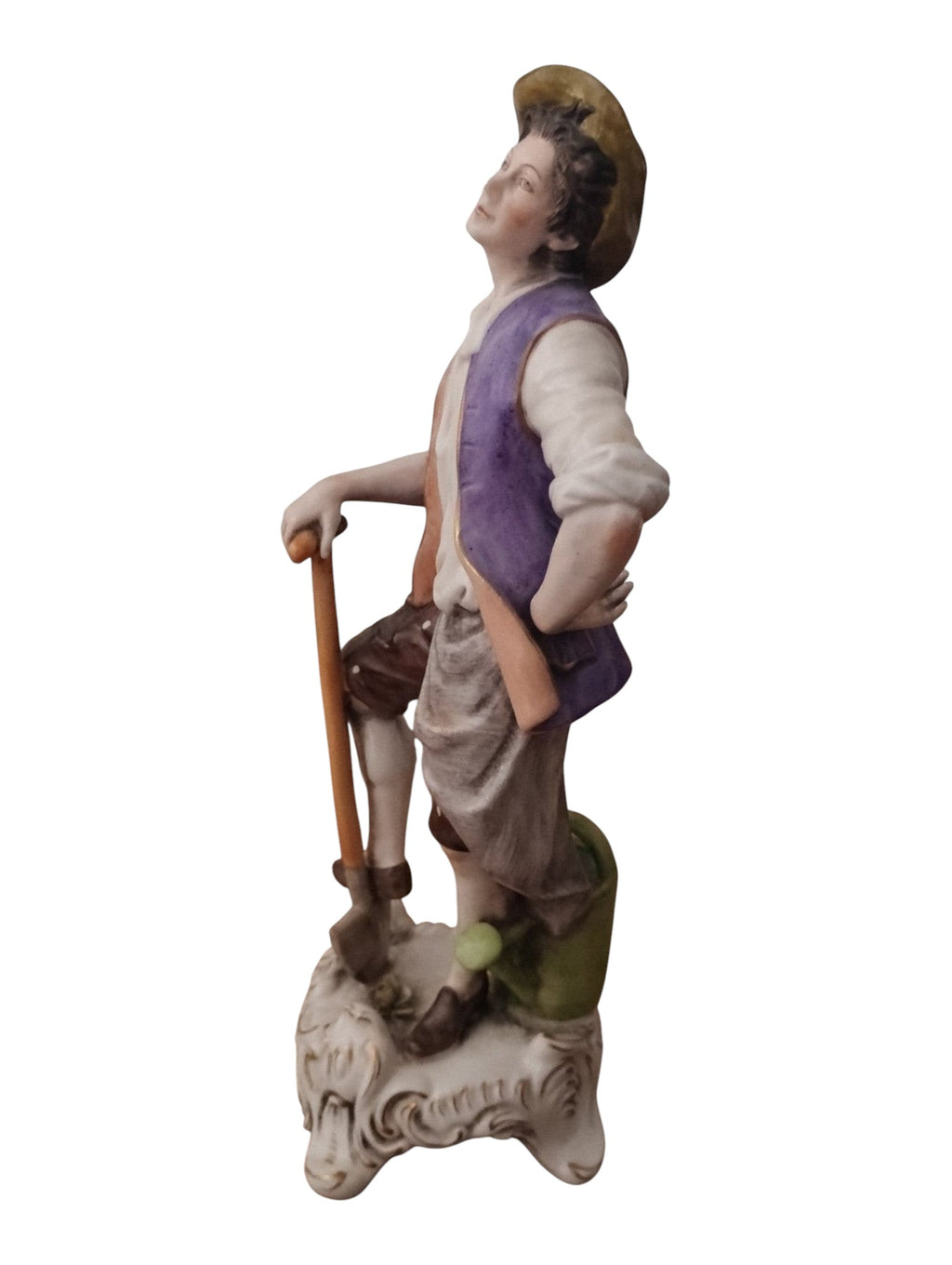 The Vigilant Shepherd: Authentic Albisola – Hand - Painted Italian Ceramic - Polo Express