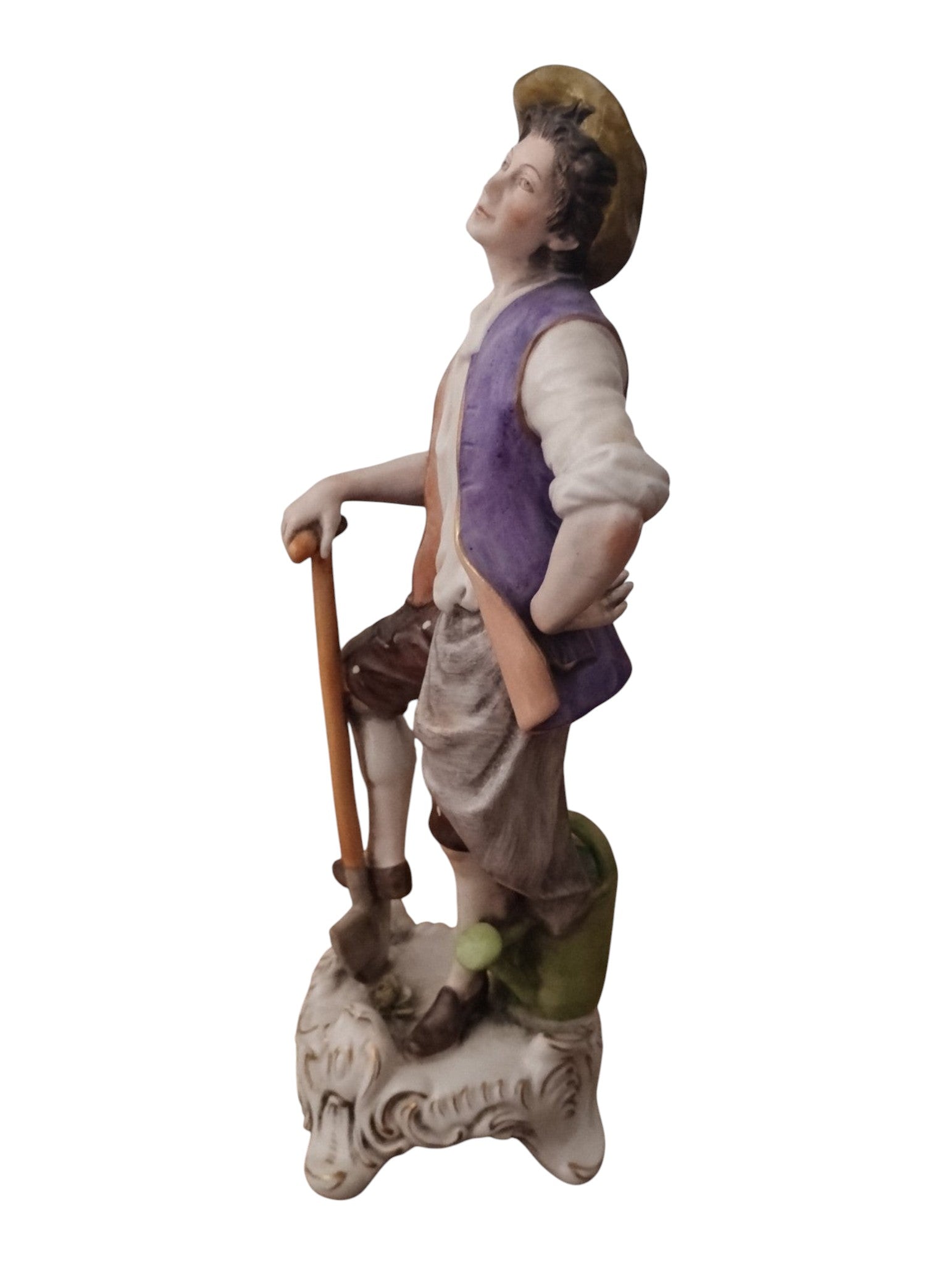 The Vigilant Shepherd: Authentic Albisola – Hand - Painted Italian Ceramic - Polo Express