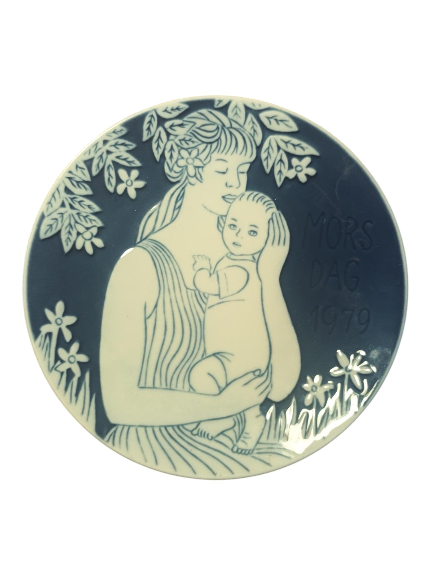 Mother's Day Plates (1975–1979) – Classic Danish Blue & White Porcelain - Polo Express