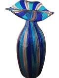 Artistic Murano Glass Vase with Aventurine – Mid-Century “A Canne” Design