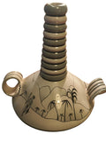 Handcrafted Vintage Vase – Mid - Century Primitivist Ethnic Style - Polo Express